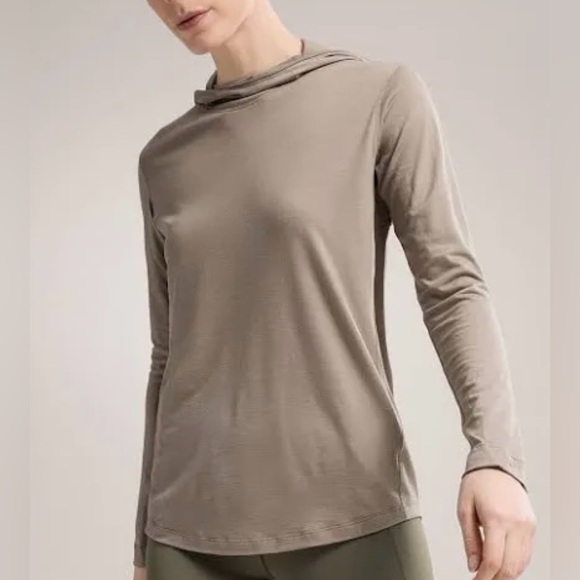 Arc'teryx Tops - Arc’teryx Lana Merino Wool Hoody in Smoke Bluff Size XS